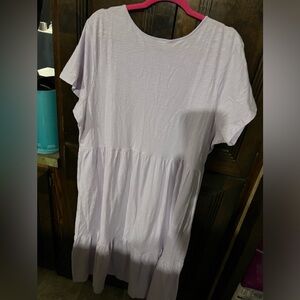 Old Navy Lavender Tiered Maxi Dress